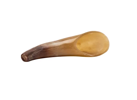 Poruña de cuerno de buey beige veteado