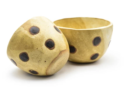 Set pocillos medianos con lunares