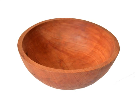 Fuente mediana tallada en raulí nativo