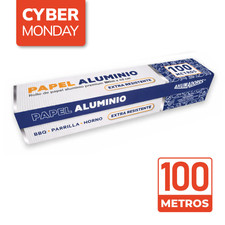 Rollo Papel Aluminio 45 cm x 100 metros - 20 Micras