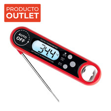 Termómetro plegable BBQ con imán y destapador - outlet