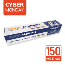 Rollo Papel Aluminio 45 cm x 150 metros - 20 Micras