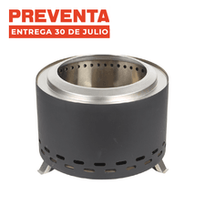 Brasero sin humo negro 37 cm