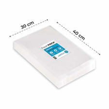 100 Bolsas Gofradas Sellado Al Vacío  80 Micras 30 x 40 cm