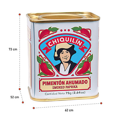 PIMENTÓN POLVO AHUMADO CHIQUILIN 75gr 