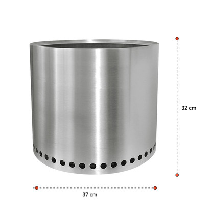 Brasero sin humo Bigflame 37 con bolso y base - OUTLET