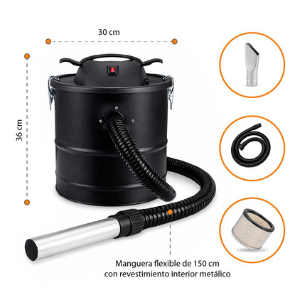 Aspiradora de cenizas VAC - 18 Litros