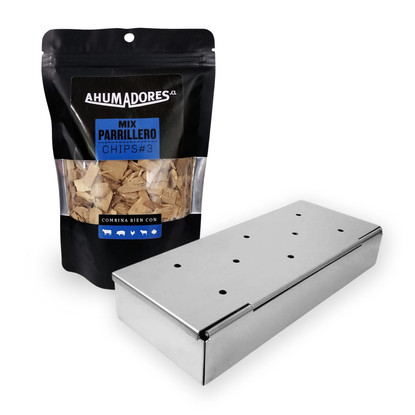 Pack Caja Ahumadora + 1 Bolsa Chip#3 150gramos