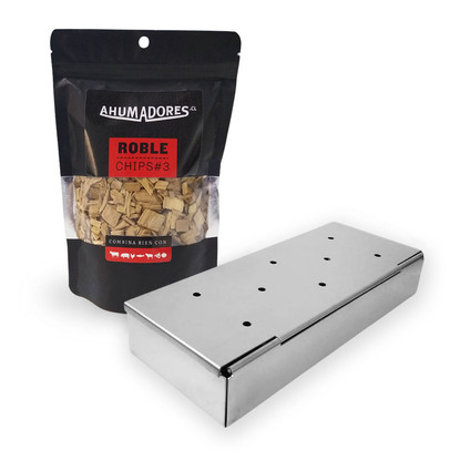 Pack Caja Ahumadora + 1 Bolsa Chip#3 150gramos