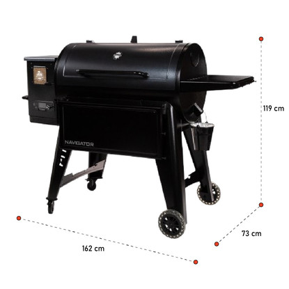 Ahumador a Pellet Pit Boss Grill PB1150 Navigator + Cobertor