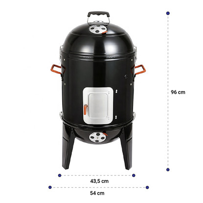 Ahumador y parrilla 3 en 1 diámetro 44 cm 