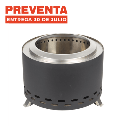 Brasero sin humo negro 37 cm