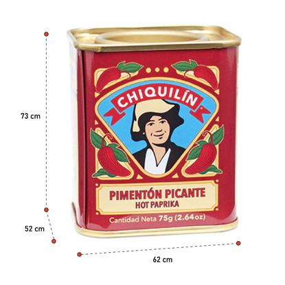 PIMENTÓN POLVO PICANTE CHIQUILIN 75gr 