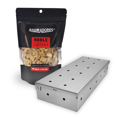 Pack Caja Ahumadora + 1 Bolsa Chip#3 150gramos