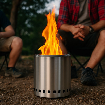Brasero sin humo 20cm para  camping