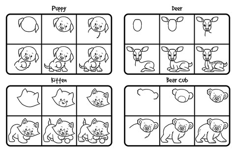 How to Draw 101 Baby Animals