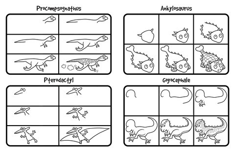 How to Draw 101 Dinosaurs