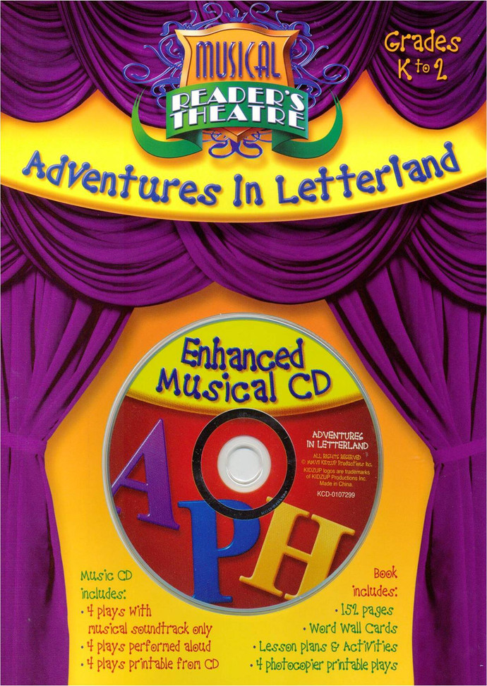 Adventures in Letterland (libro actividades, CD audio, inglés)  - 9781897138502.jpg