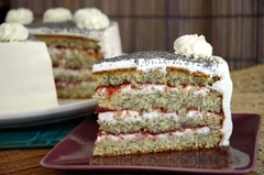 Torta Amapolas Sin Azúcar