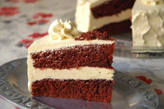 Torta Red Velvet Sin Azúcar