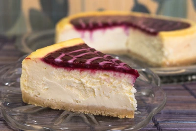 Cheesecake Sin Azucar Salsa Frambuesas