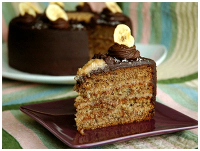 Torta German Banana Cake