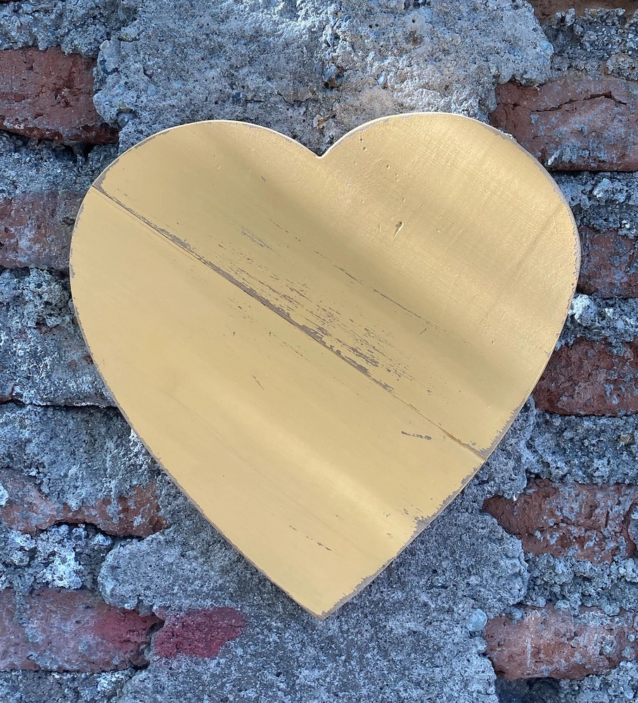 Corazones de madera - vista alternativa