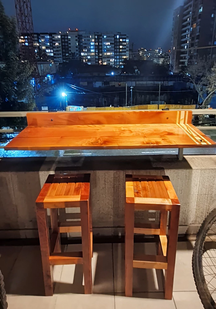 Piso de madera de raulí - vista alternativa
