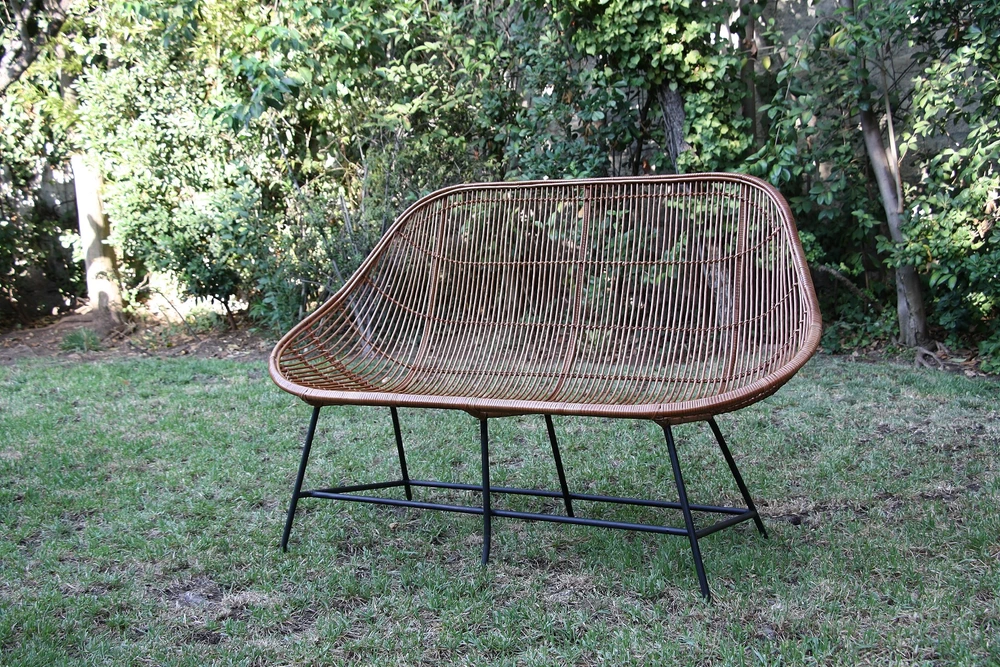 Sillón de mimbre modelo Picaflor de dos cuerpos - vista alternativa