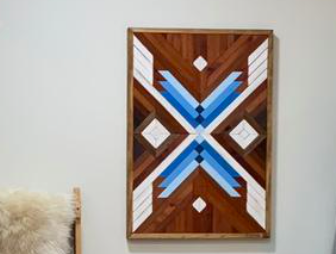 Cuadro de madera reciclada a medida - vista alternativa