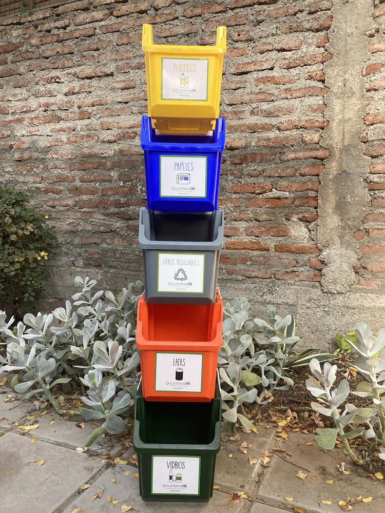 Kit de minicontenedores para reciclaje - vista alternativa