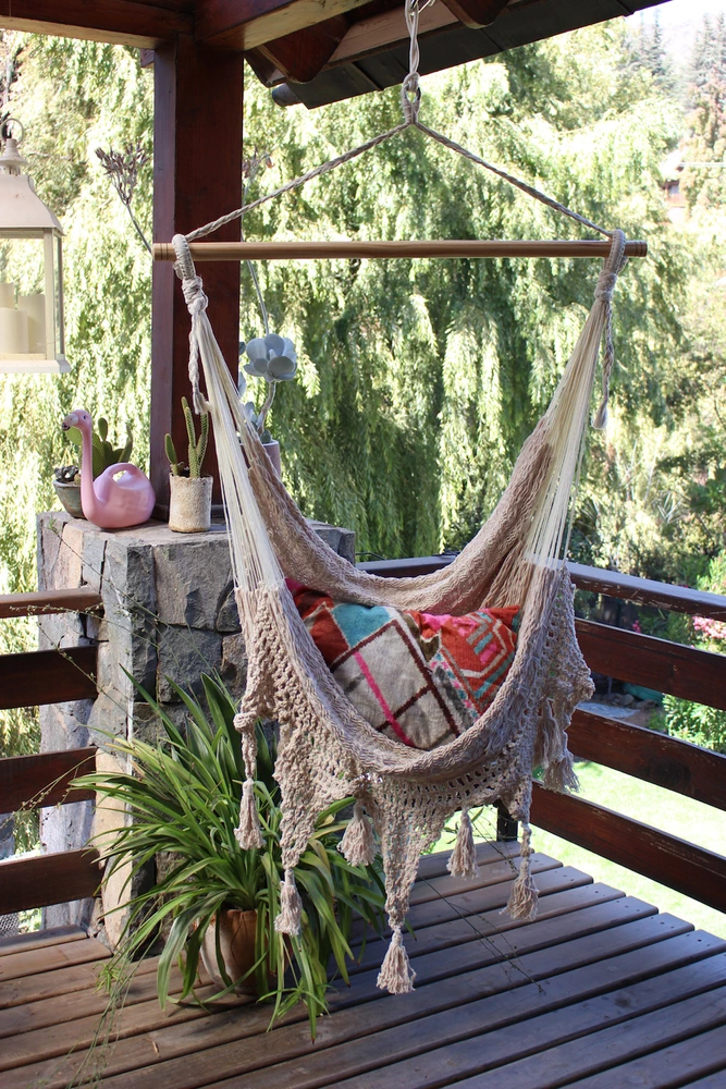 Silla colgante modelo Crochet - vista alternativa
