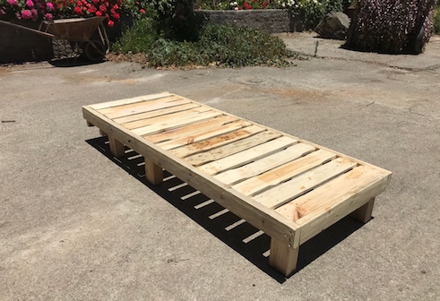 Reposera de pallet - vista alternativa