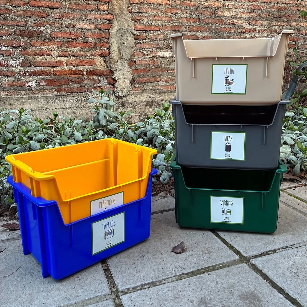 Kit de contenedores para reciclaje