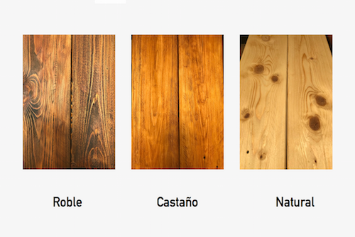 Bandeja de madera de pallets reciclados - vista alternativa