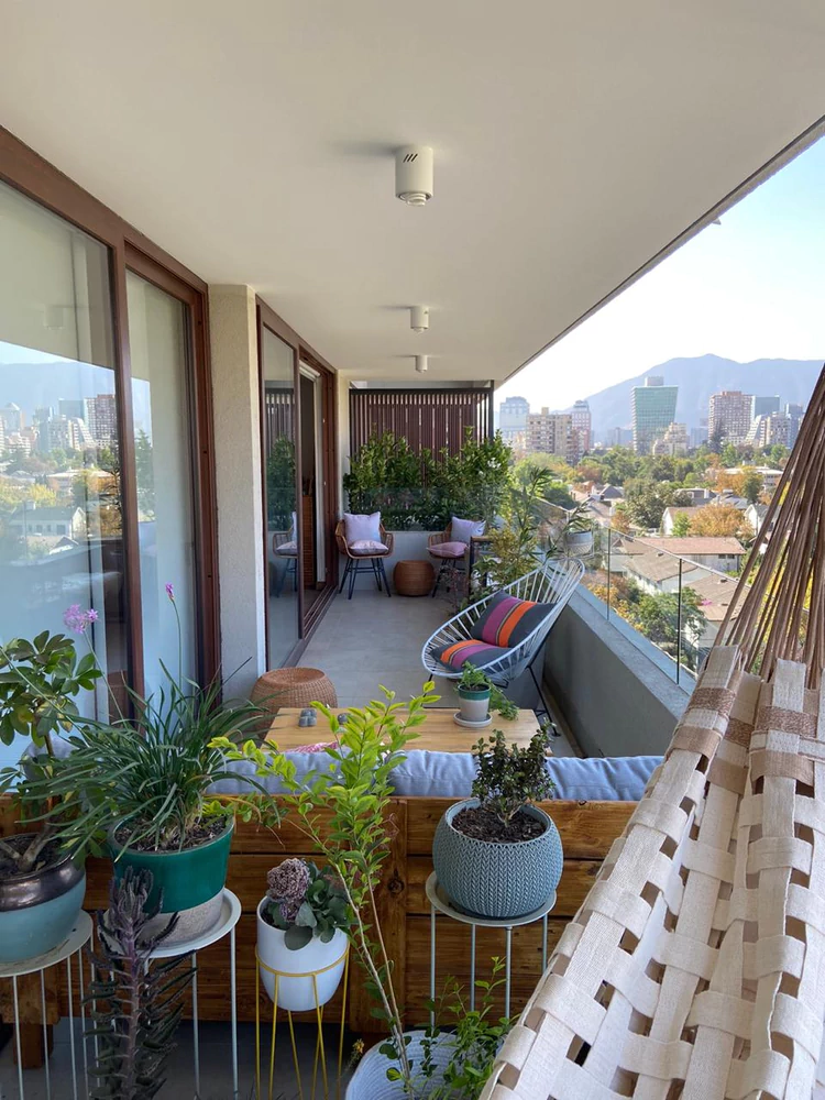 Living + sector individual con hamaca - vista alternativa