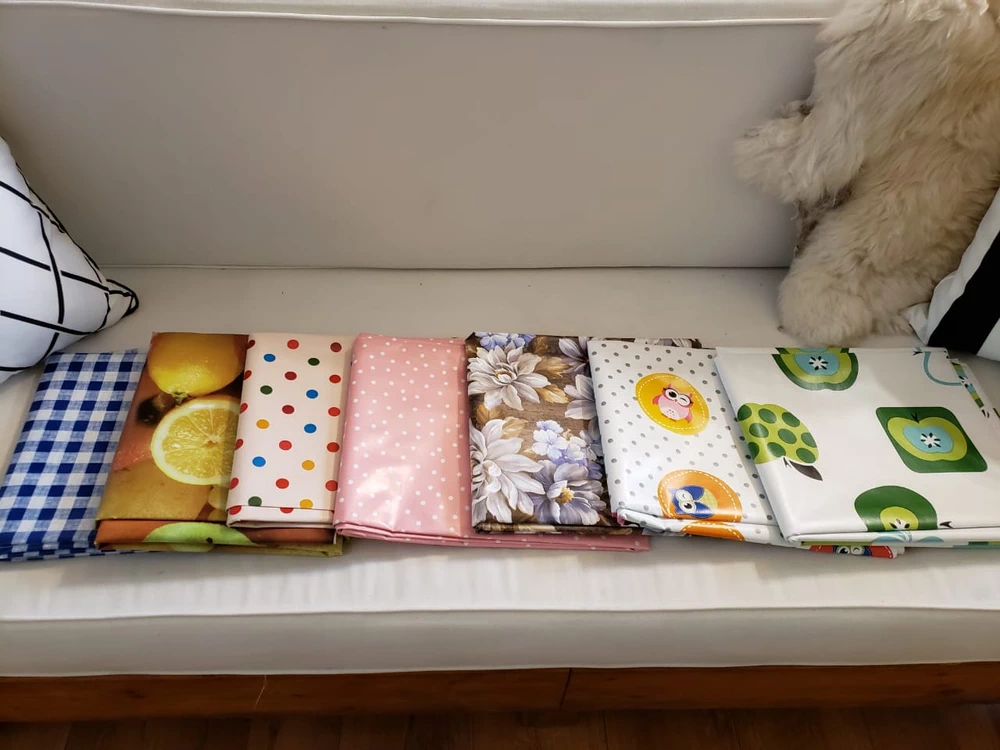 Mantel de hule lavable en distintos colores y diseños  - vista alternativa