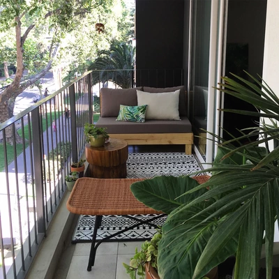 Terraza para compartir en intimidad