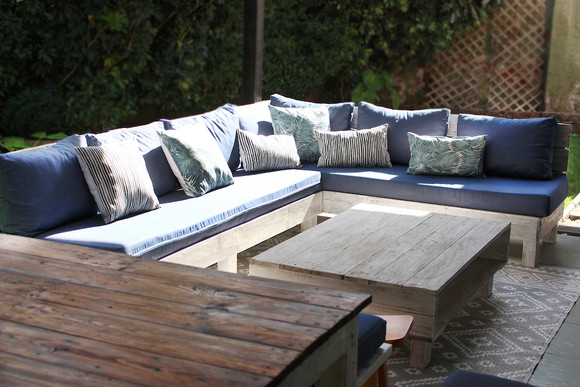 Mesa de pallet modelo Marie