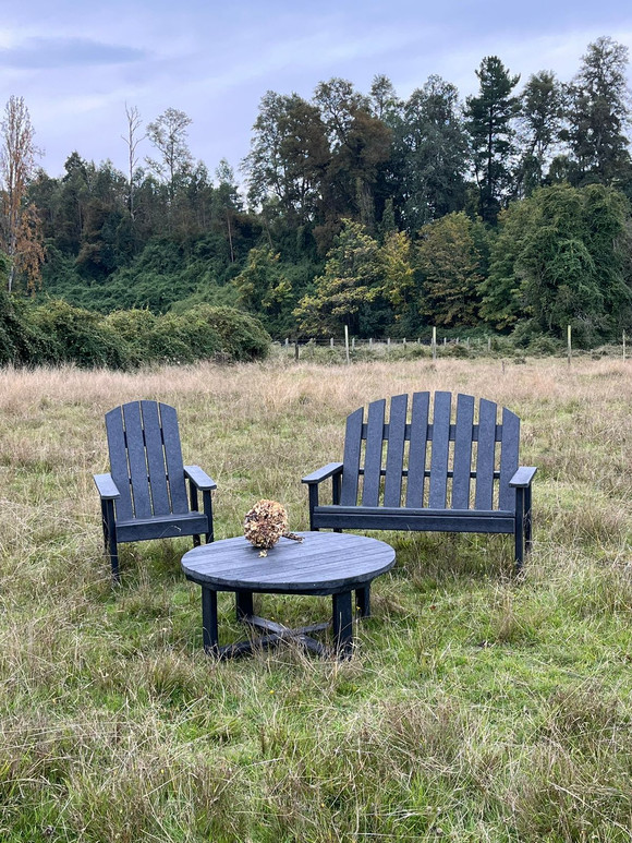 Silla doble de ecotabla