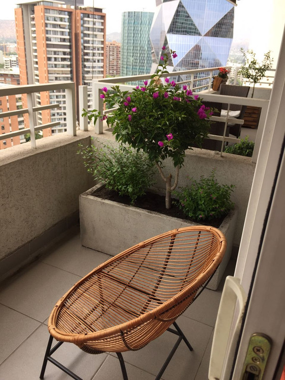 Jardinera de cemento de 100 x 40