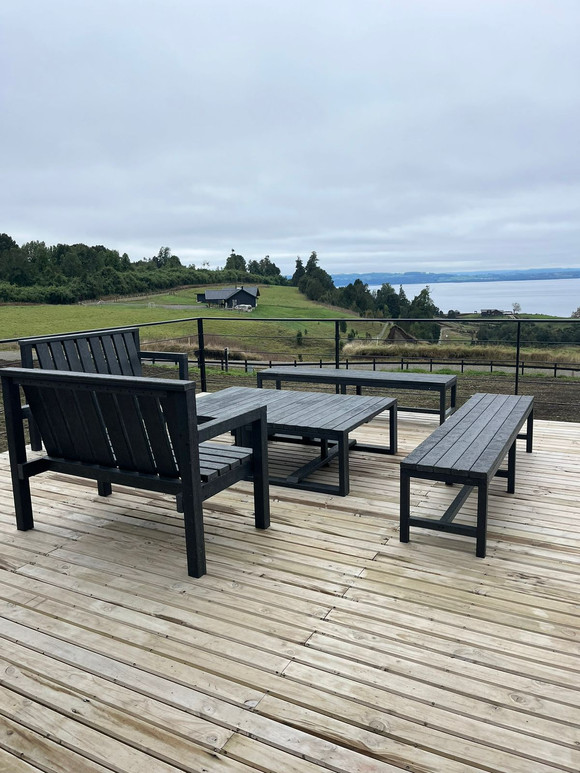 Banca K doble de ecotabla