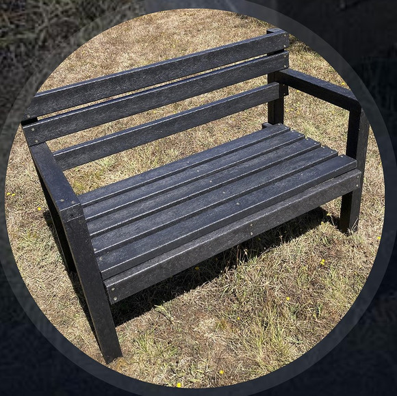 Banca P doble de ecotabla