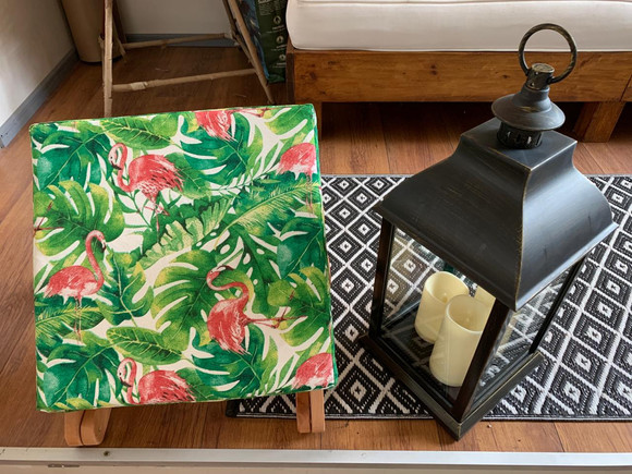 Reposera transportable de madera de raulí para la playa