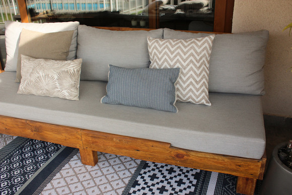 Sillón de pallet de 3 cuerpos 