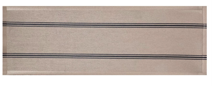 Alfombra vinílica de pasillo modelo Palermo  - Alfombra de pasillo de exterior vinilica beige con rayas negras.jpg