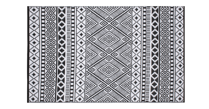 Alfombra PET modelo Relic negro con blanco 240 x 300 cm. - Alfombra plástica Relic.PNG