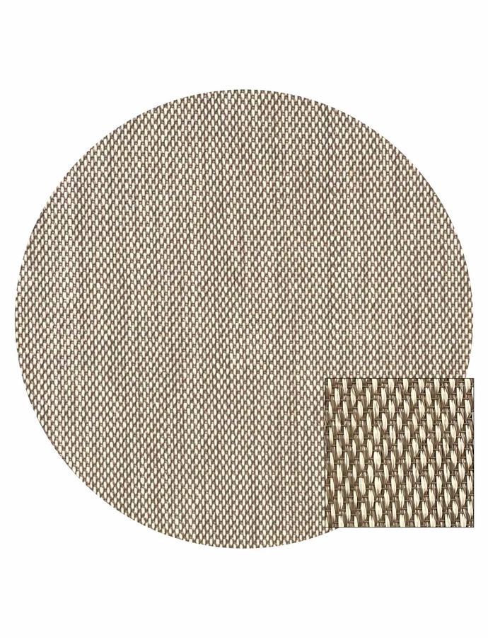 Alfombra vinílica modelo Telmo de 150 cm de diámetro - alfombra vinilica redonda 150 cm diametro beige telmo .webp