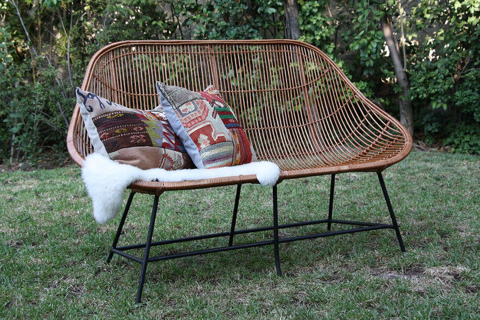 Sillón de mimbre modelo Picaflor de dos cuerpos - sofa dos cuerpos de mimbre palito.JPG