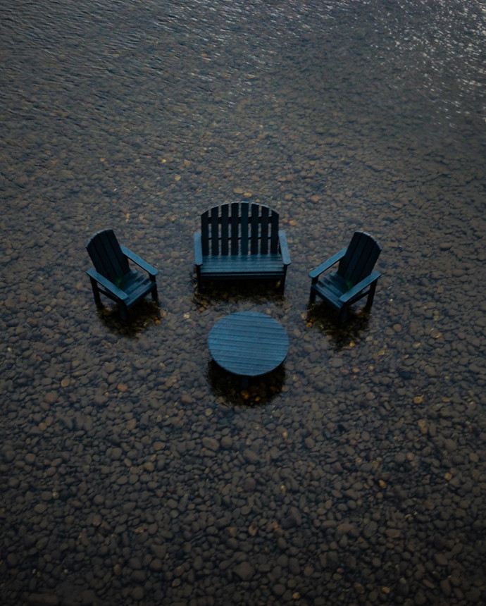 Silla doble de ecotabla - silla simple y doble con mesa de ecomadera o ecotabla plastico reciclado mueble para la intemperie lluvia sol2.jpg